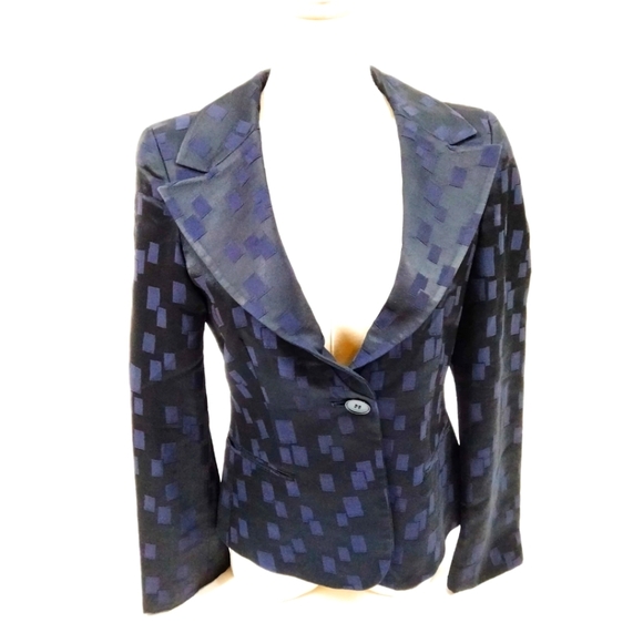 Emporio Armani Jackets & Blazers - Emporio Armani Square Jacquard Jacket Women Size 42